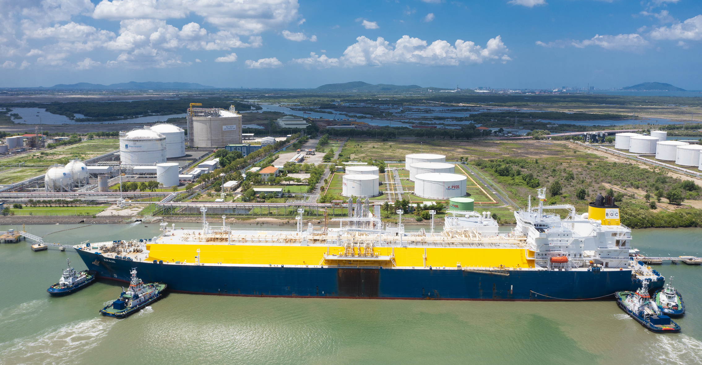 Kho cảng LNG Thị Vải.