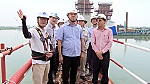 Chủ tịch UBND tỉnh khảo sát các dự án giao thông trọng điểm