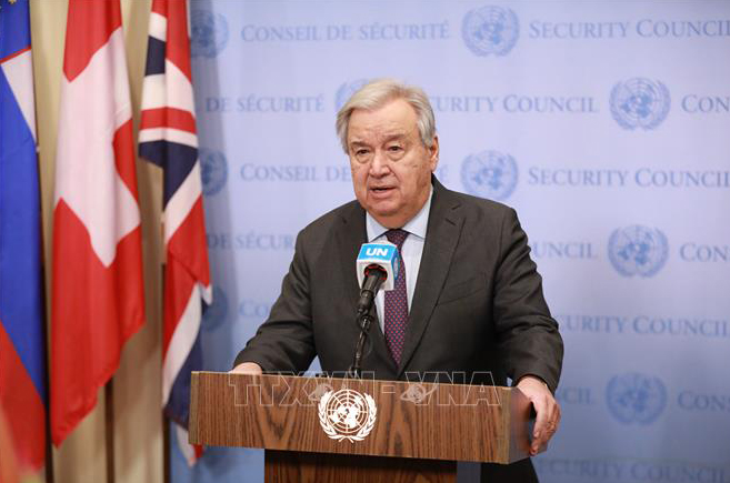 Tổng thư ký LHQ Antonio Guterres.