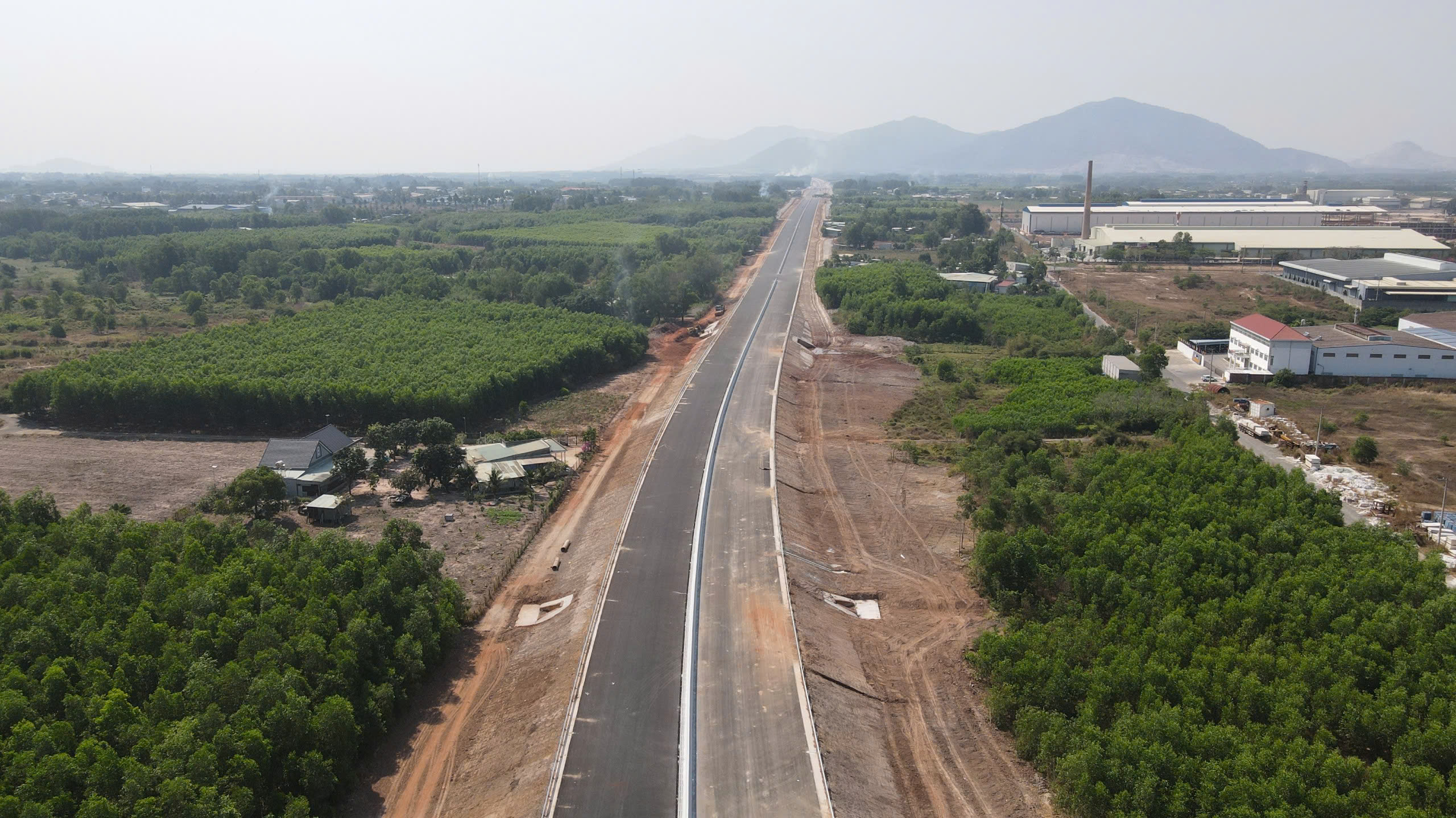 Dự án thành phần 3 cao tốc Biên Hòa-Vũng Tàu đã thành hình toàn tuyến.