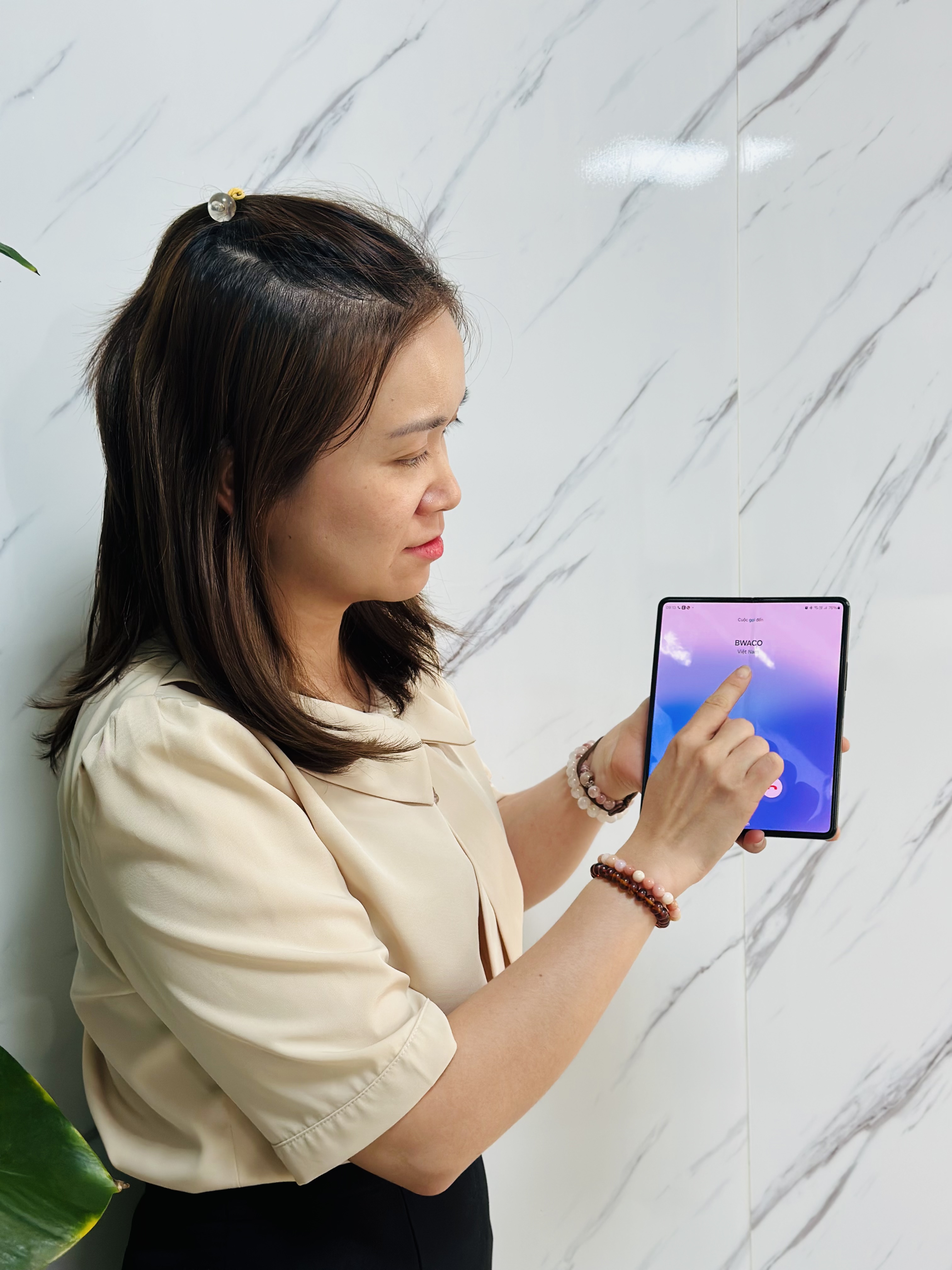 Tất cả các cuộc gọi của Công ty CP Cấp nước Bà Rịa-Vũng Tàu đến khách hàng  đều hiển thị brand name BWA.