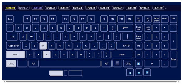 Hình ảnh bàn phím ảo tại TestKeyboard.com.vn