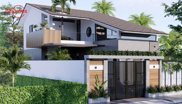 Mẫu nhà phố mang phong cách hiện đại 