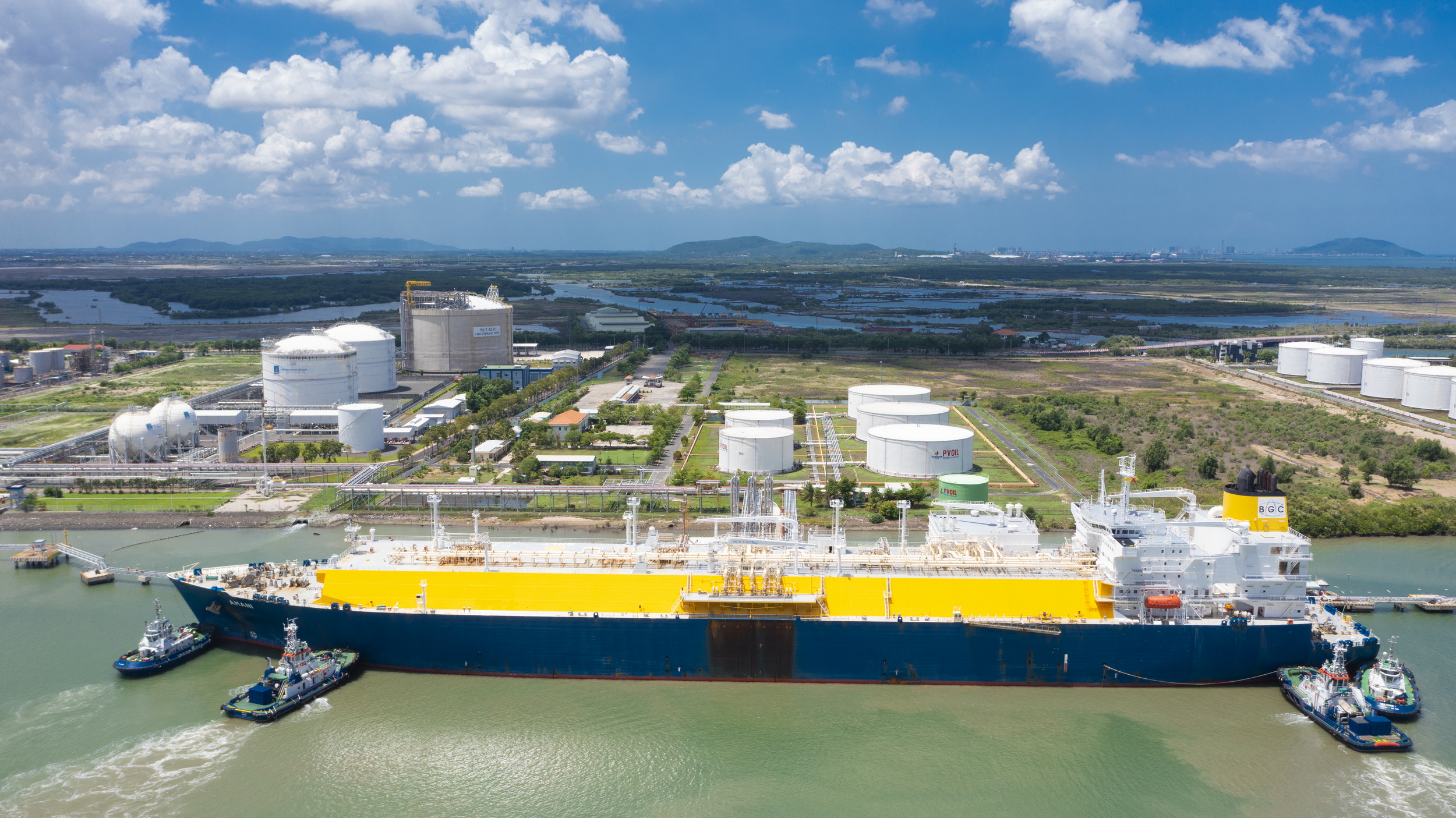 Kho cảng LNG Thị Vải của PV GAS.