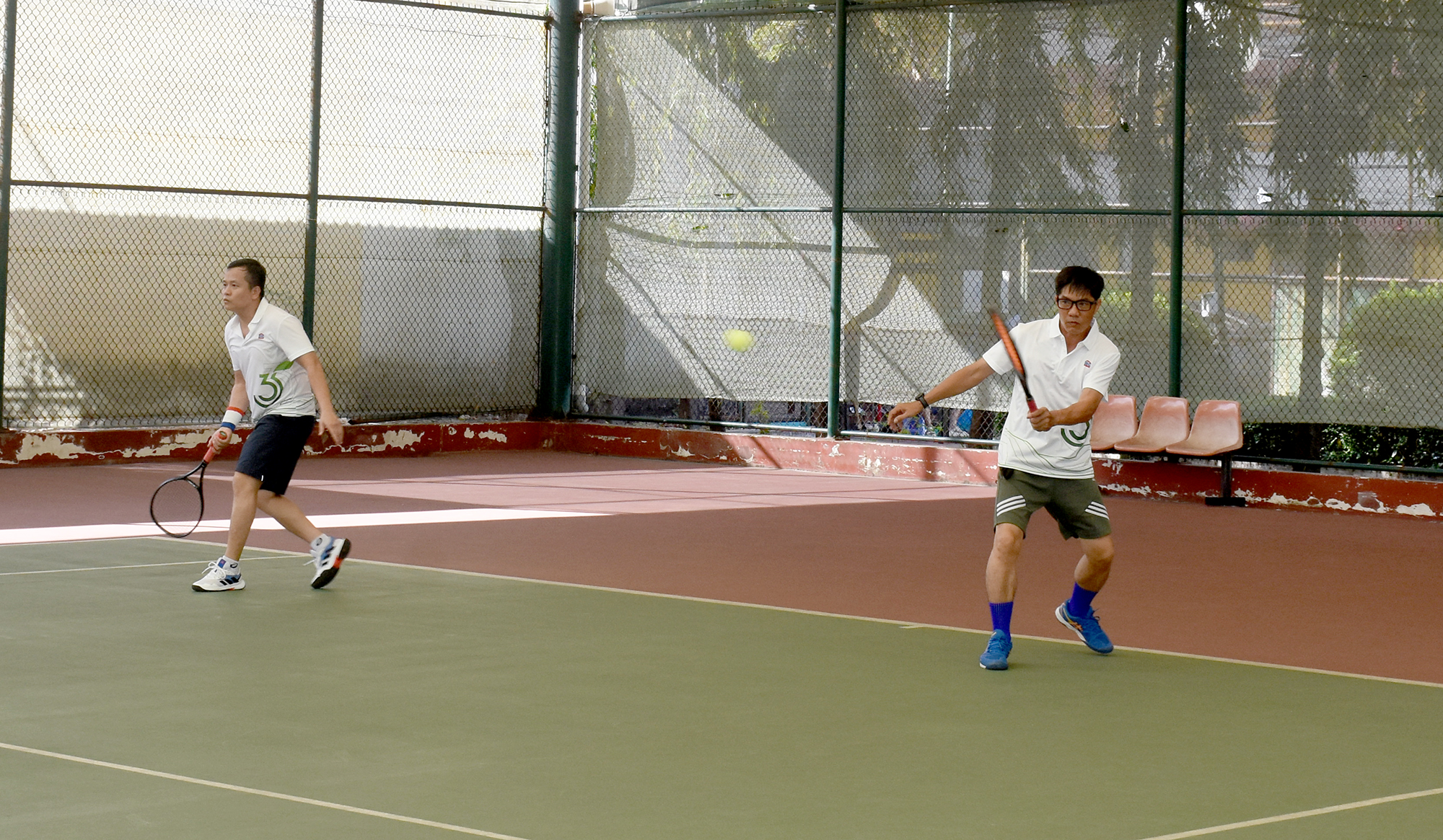 Các VĐV thi môn tennis