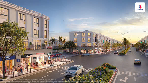 Minh họa shophouse Vinhomes Green City