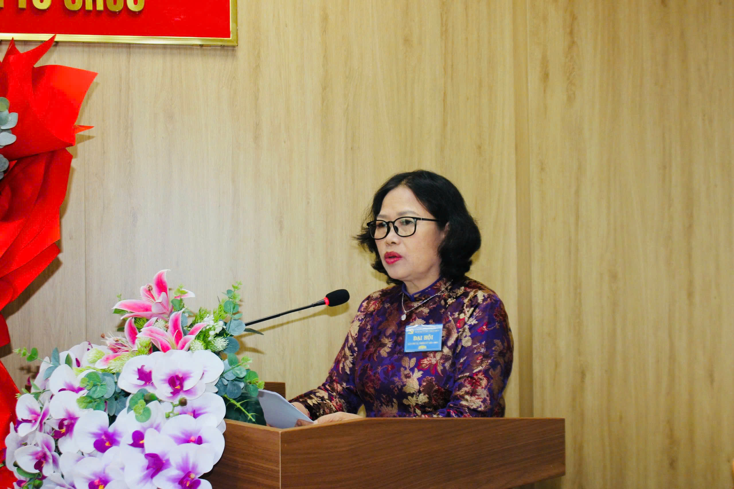 Bà Nguyễn Thị Yến phát biểu chỉ đạo tại đại hội.