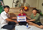 Quỹ Tấm lòng vàng Báo Bà Rịa-Vũng Tàu trao tiền hỗ trợ hoàn cảnh khó khăn
