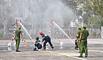 Hơn 100 cán bộ, chiến sĩ dự hội thao phòng cháy chữa cháy và cứu nạn cứu hộ