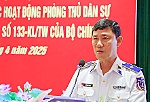 Bộ Tư lệnh Vùng Cảnh sát biển 3 triển khai Nghị quyết về phòng thủ dân sự và cứu hộ cứu nạn