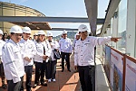 Đoàn công tác của Cuba tham quan cảng biển, doanh nghiệp, khu công nghiệp