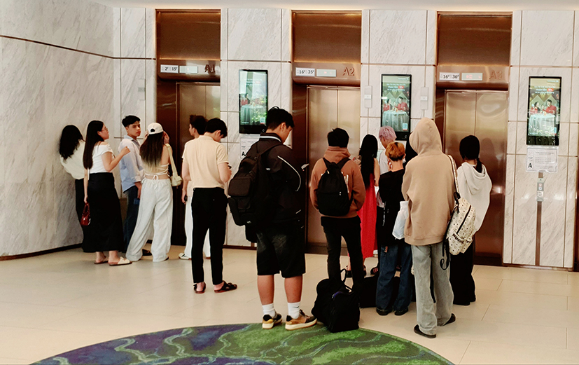 Nhiều người dân lưu trú ngắn ngày tại một căn chung cư trên địa bàn TP.Vũng Tàu.
