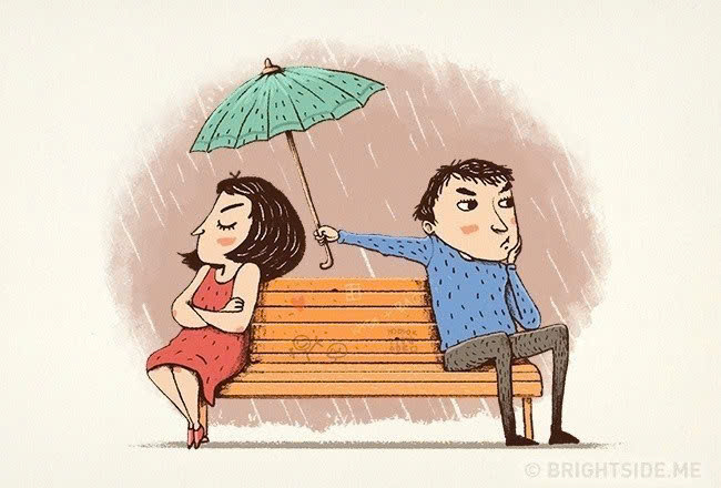 Tình yêu cũng như một món ăn, phải có đầy đủ mùi hương, gia vị mà giận hờn chính là thứ gia vị không thể thiếu trong món ăn tình yêu.