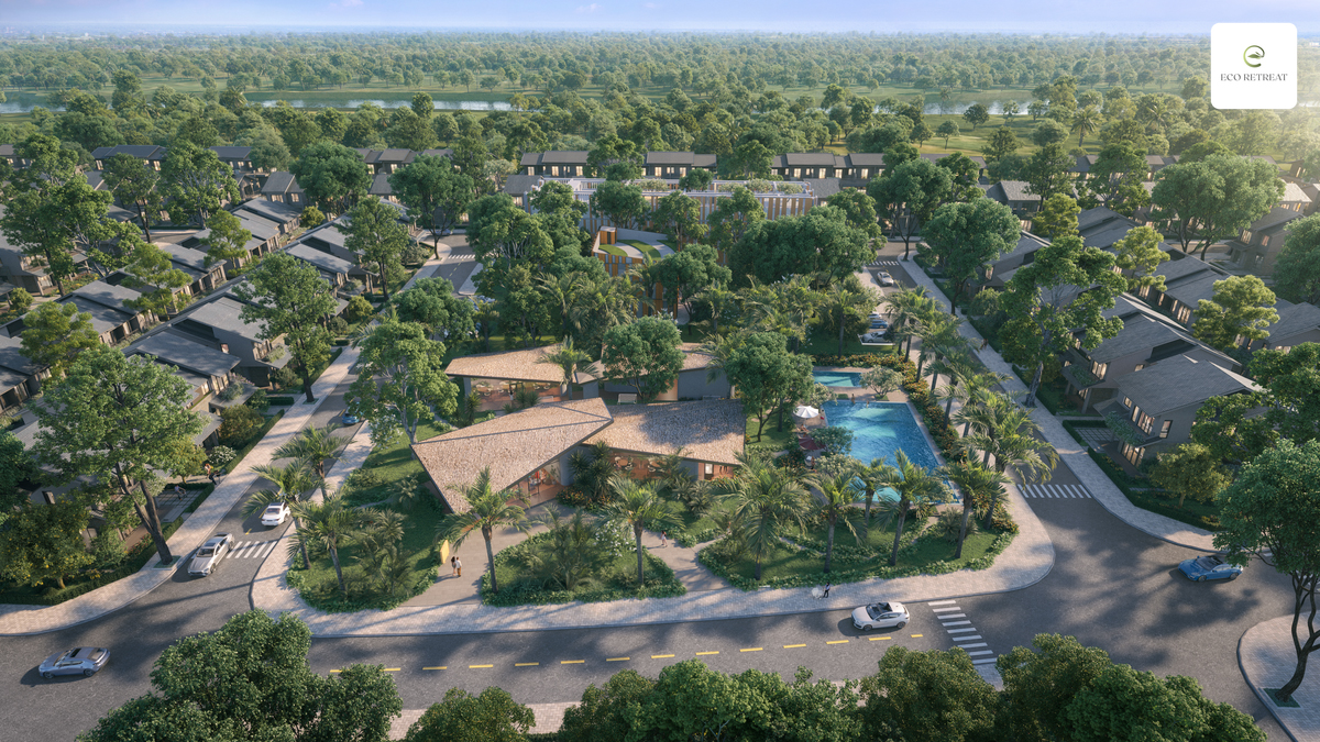 Clubhouse tại phân khu Mùa Thu Eco Long An