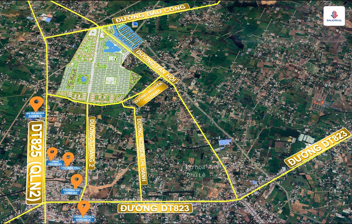 Vị trí dự án Vin Green City