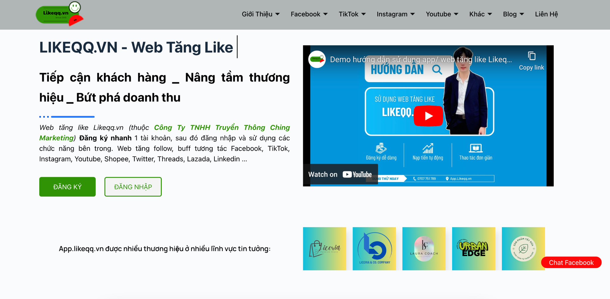 Một trong những web tăng tim TikTok nhiều người sử dụng
