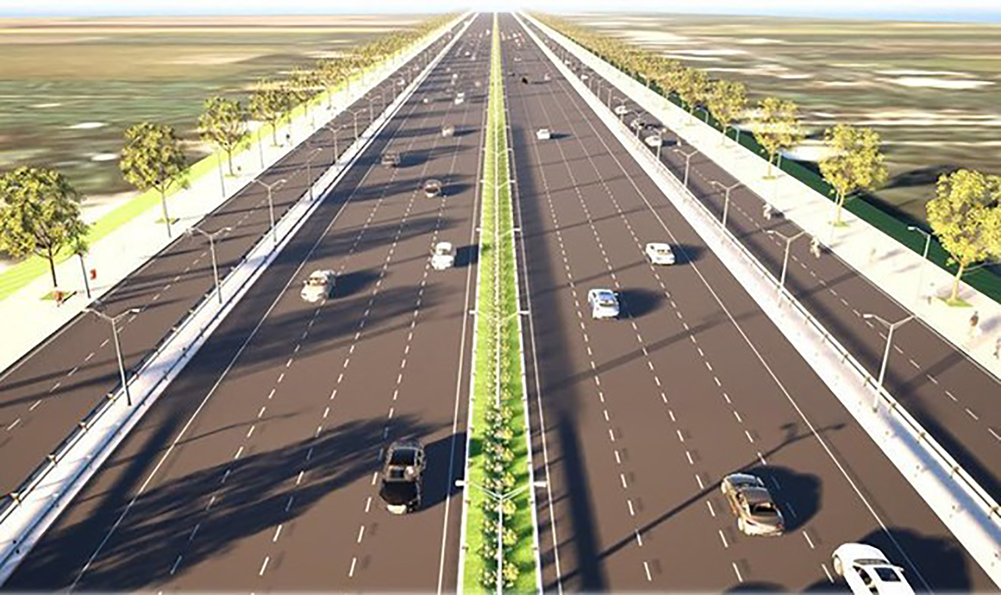 Phối cảnh đường Vành đai 4 TP.Hồ Chí Minh.
