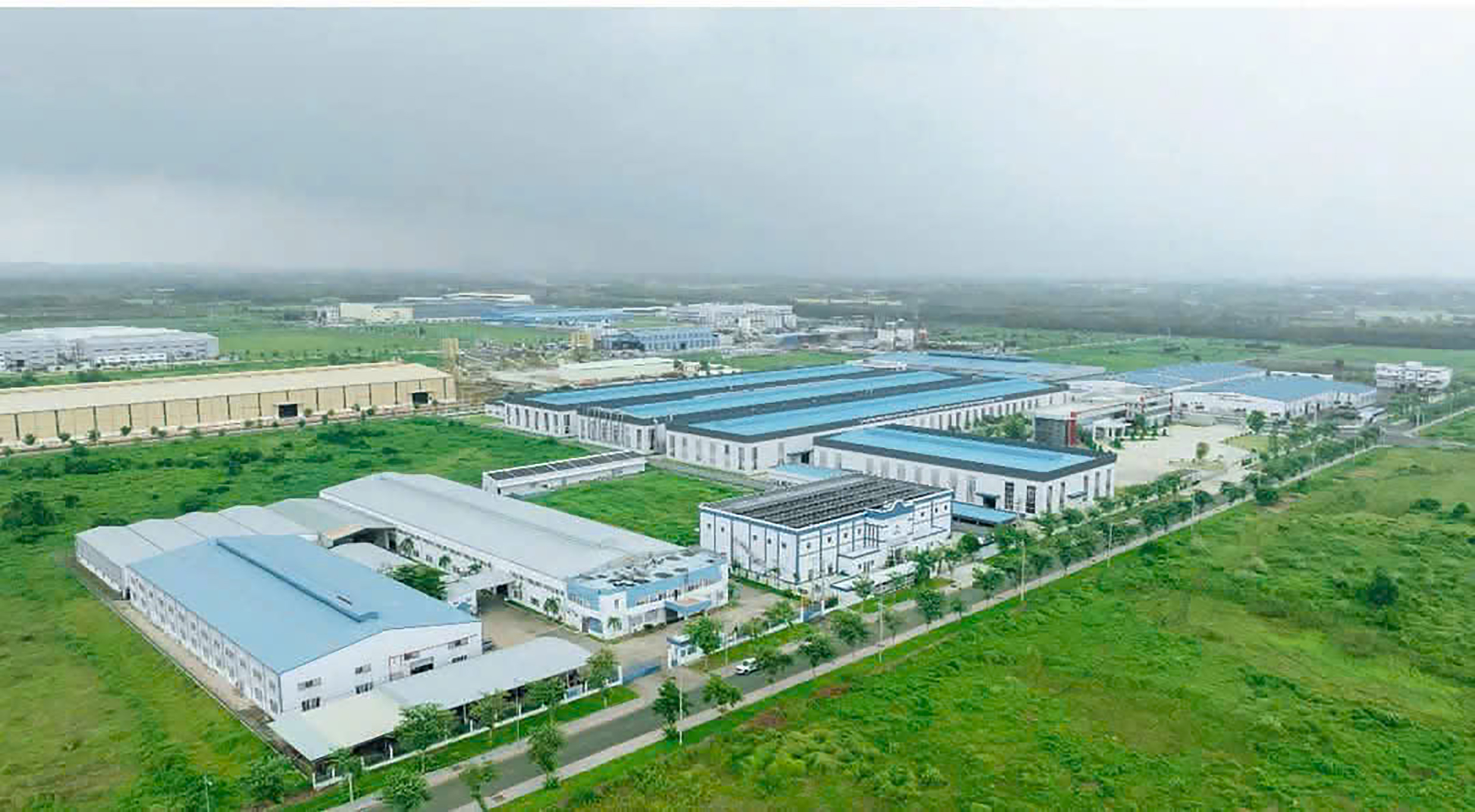 Sức cạnh tranh của ngành công nghiệp Bà Rịa-Vũng Tàu thuộc nhóm hàng đầu cả nước. Trong ảnh: Một góc KCN Đất Đỏ 1, huyện Long Đất.