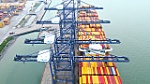 Siêu tàu MSC OLIVER cập cảng SSIT, kết nối trực tiếp Việt Nam - Mỹ