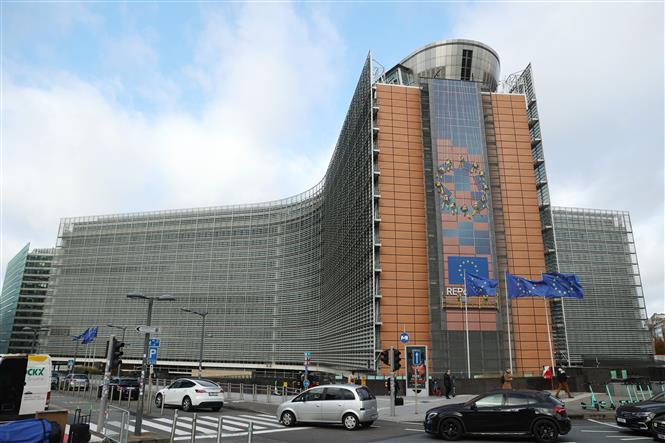 Tòa nhà Ủy ban châu Âu ở Brussels, Bỉ.