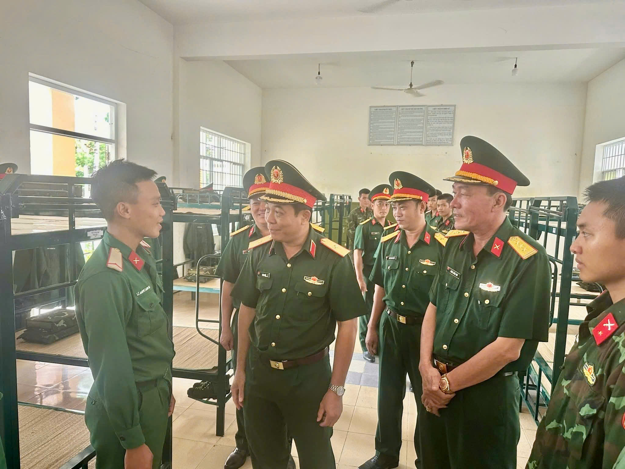 Bộ Tư lệnh TP.Hồ Chí Minh thăm, kiểm tra Trung đoàn Minh Đạm