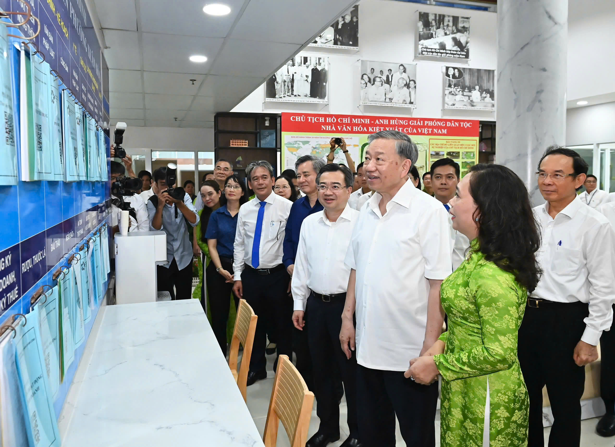 Tổng Bí thư Tô Lâm khảo sát mô hình chính quyền địa phương 2 cấp tại TPHCM