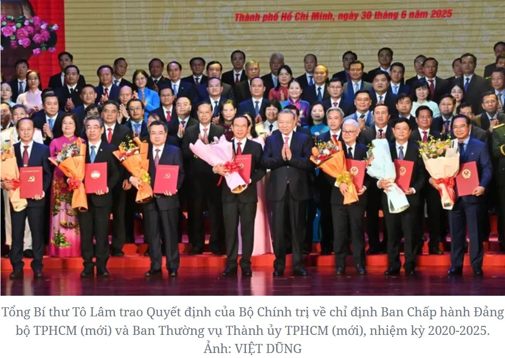 Chỉ định đồng chí Nguyễn Văn Nên giữ chức Bí thư Thành ủy TPHCM mới