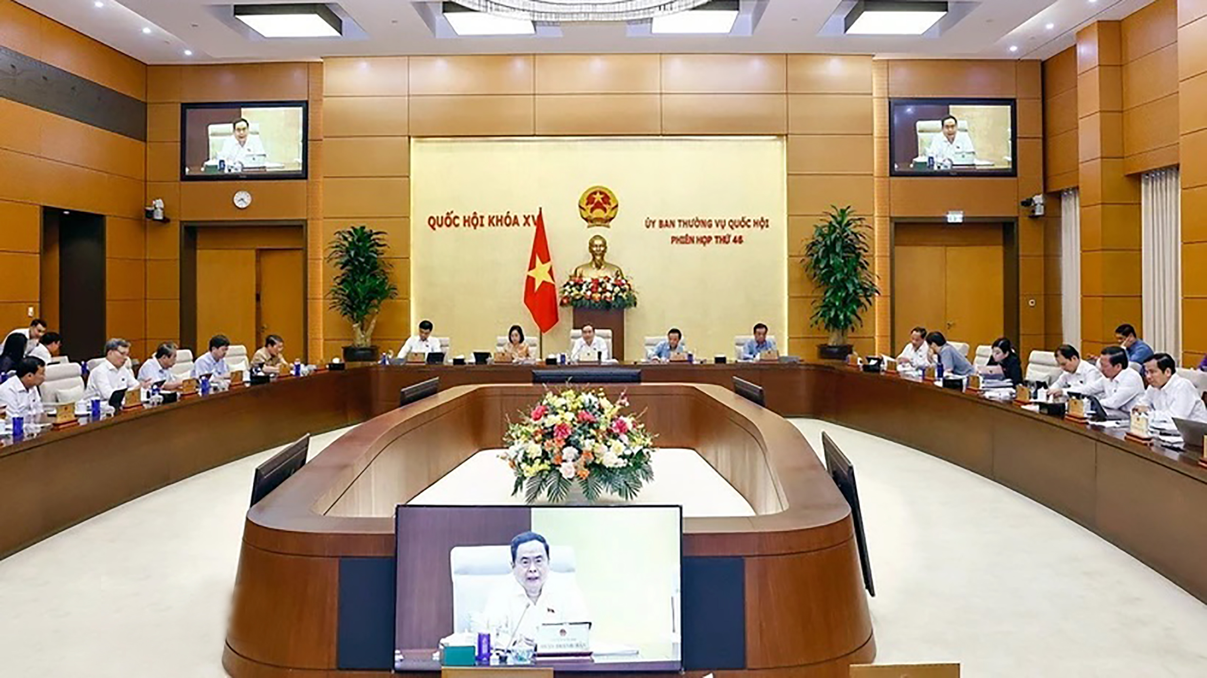 Phiên họp thứ 46 của Ủy ban Thường vụ Quốc hội, sáng 9/6.