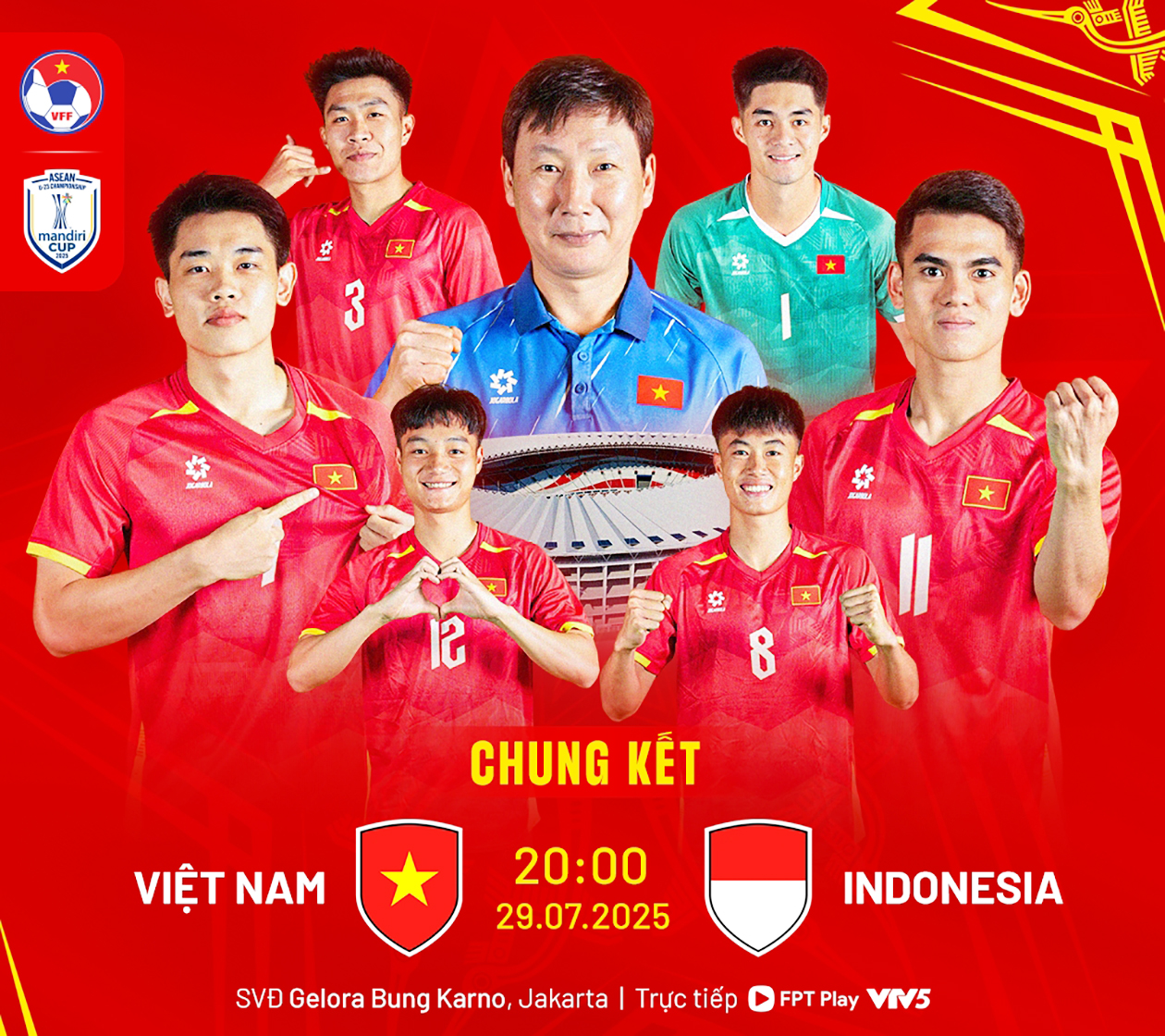 Báo châu Á nhận xét về chung kết U23 Việt Nam và Indonesia, tối nay 29/7